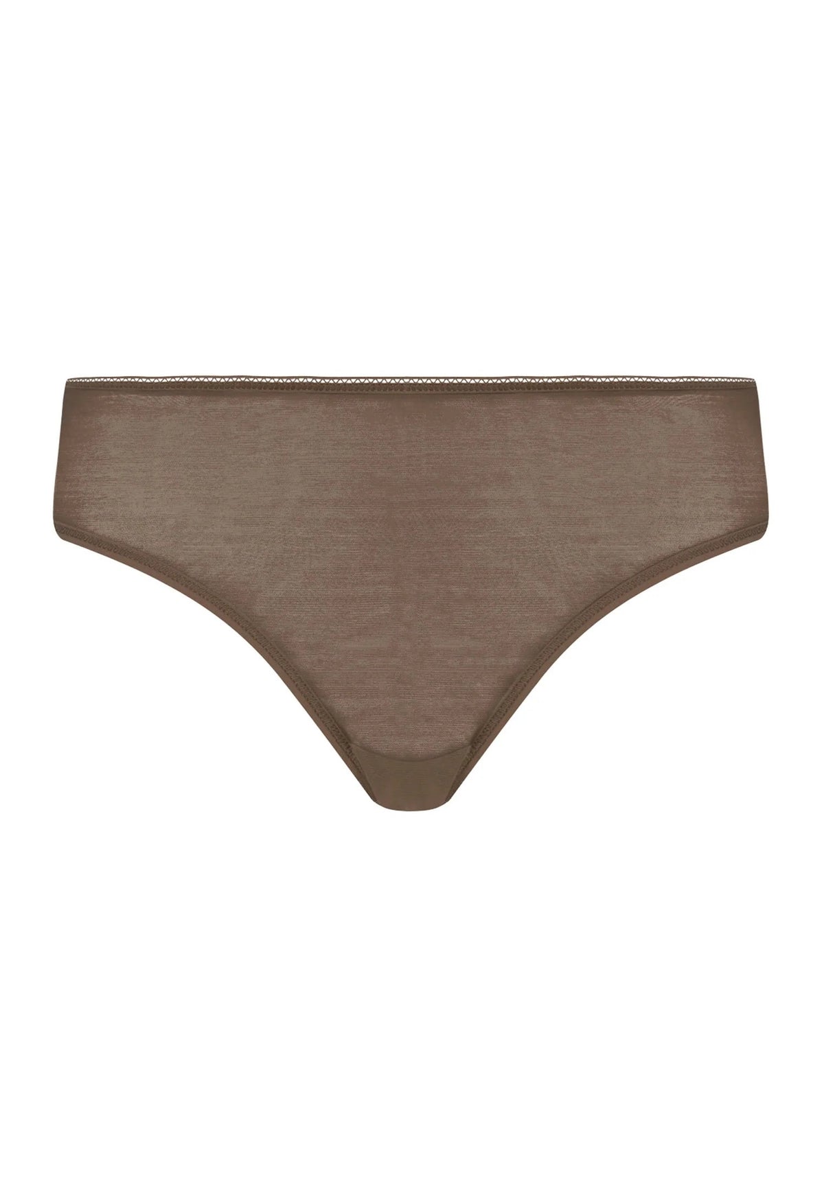 Smooth Illusion Semi-Transparent Tulle Full Brief | Natural Teak 70845-2768
