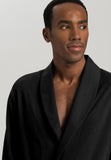 Night And Day Cotton Shawl Collar Robe | Black 75438-019