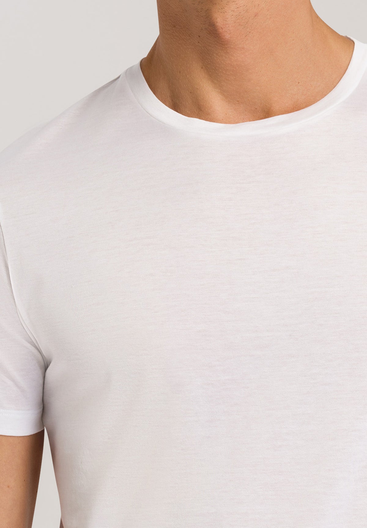 Cotton Sporty Crew Neck Cotton T-Shirt | White 73511-101