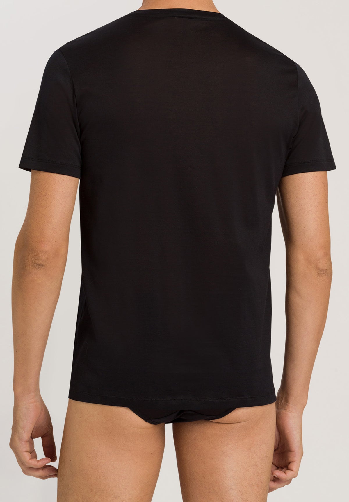 Cotton Sporty Crew Neck Cotton T-Shirt | Black 73511-199
