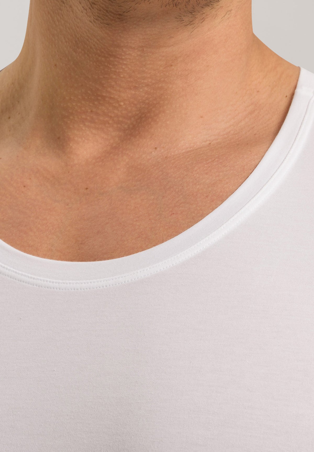 Cotton Superior Cotton Crew Neck T-Shirt | White 73088-101
