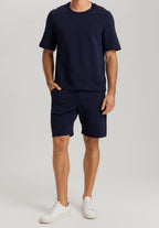 Natural Living Organic Cotton Lounge Shorts | Deep Navy 75772-1610