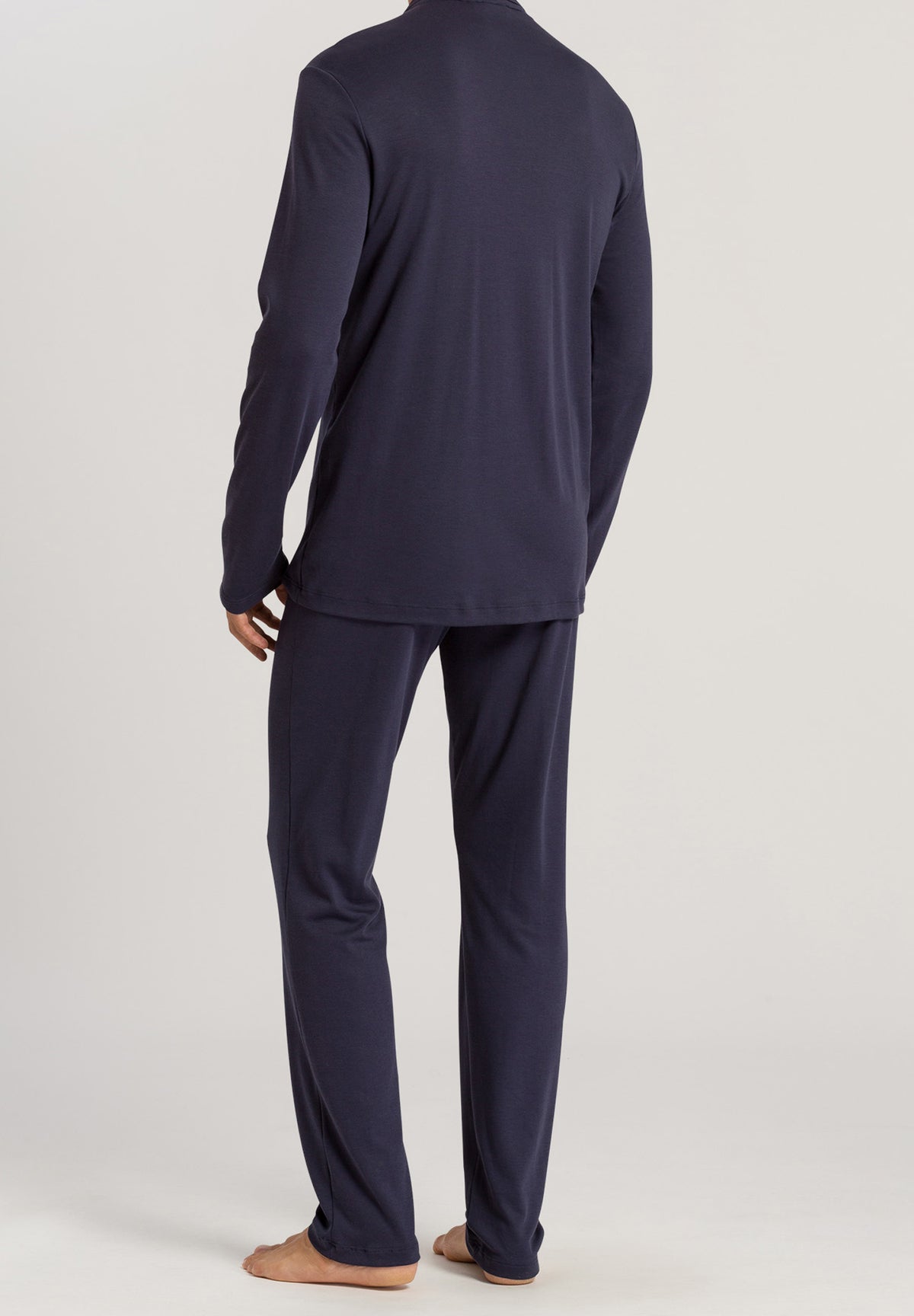 Night And Day Button Front Cotton Pajama Set | Black Iris 75587-496