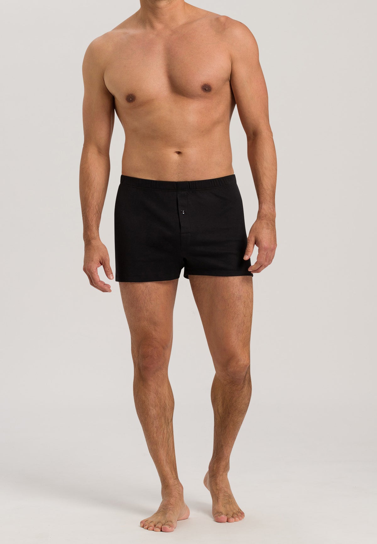 Sea Island Cotton Cotton Boxer  | Black 73172-019