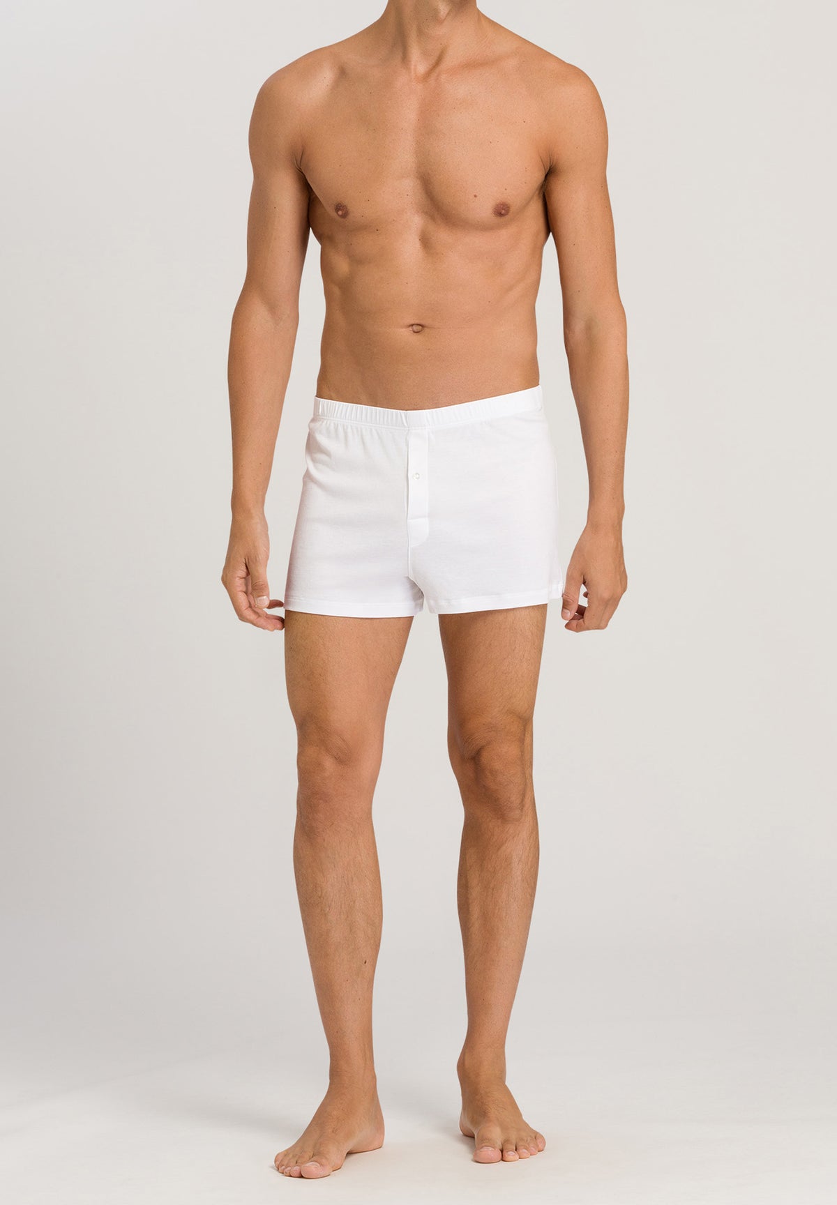 Sea Island Cotton Cotton Boxer  | White 73172-101
