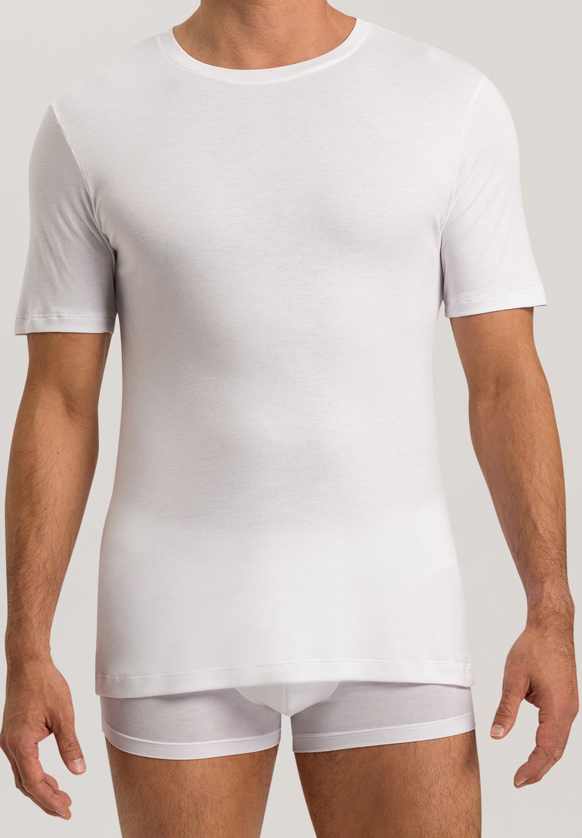 Sea Island Cotton Cotton Crew Neck T-Shirt | White 73174-101