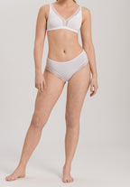 Cotton Lace Lace Trim Soft Cup Bra | White 72431-101