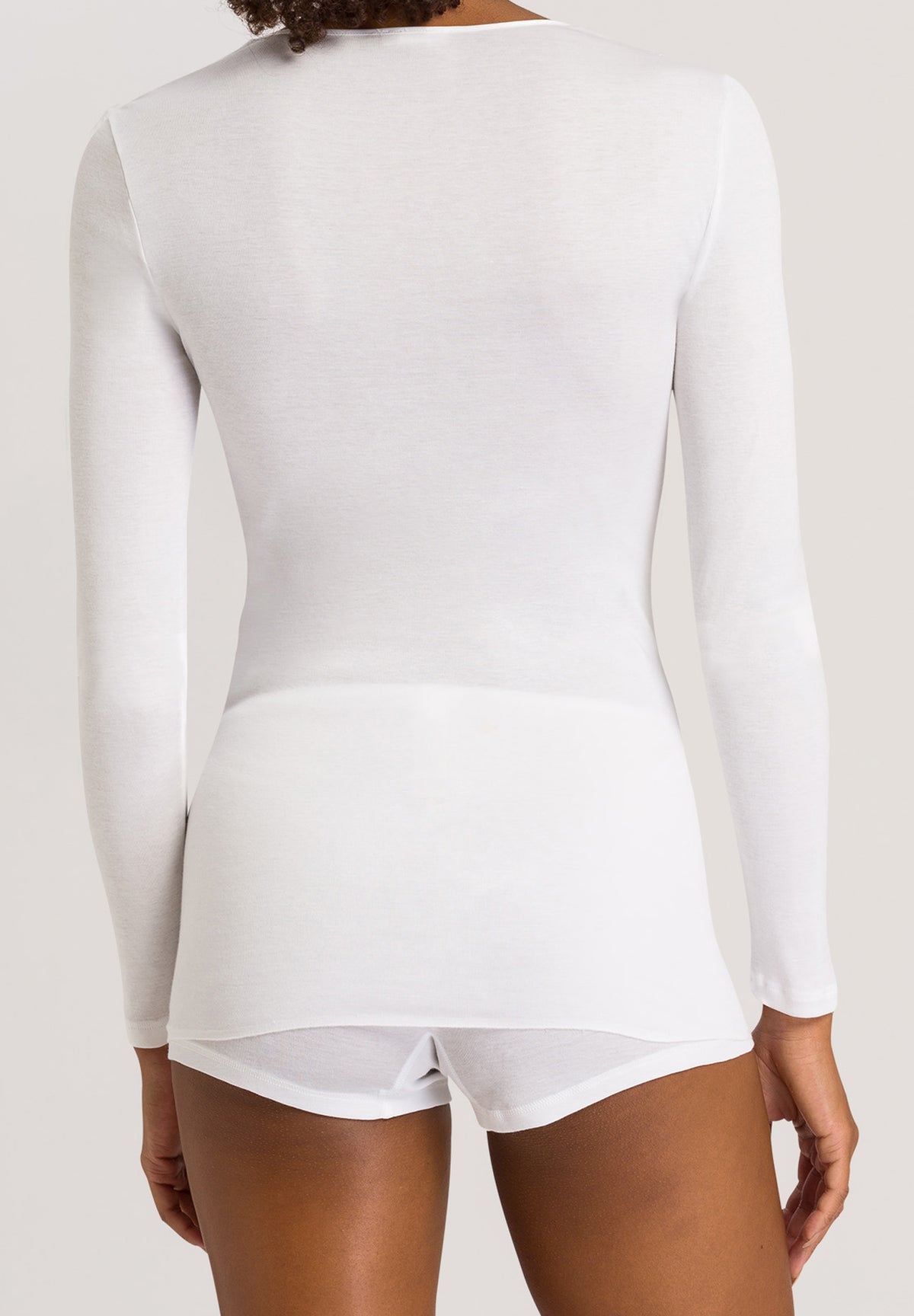 Cotton Seamless Cotton Knit Top | White 71620-101