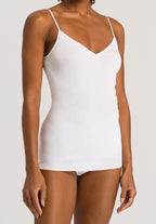 Cotton Seamless V-Neck Cotton Camisole | White 71601-101