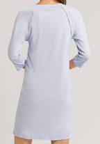 Pure Essence V-Neck Cotton Nightgown | Blue Glow 77948-511