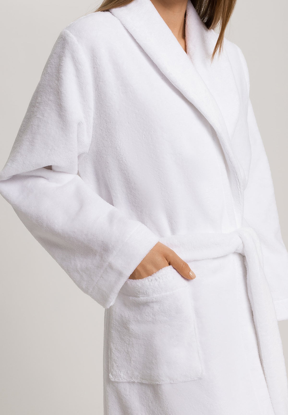 Robe Selection Plush Cotton Terry Velour Robe | White 77700-101