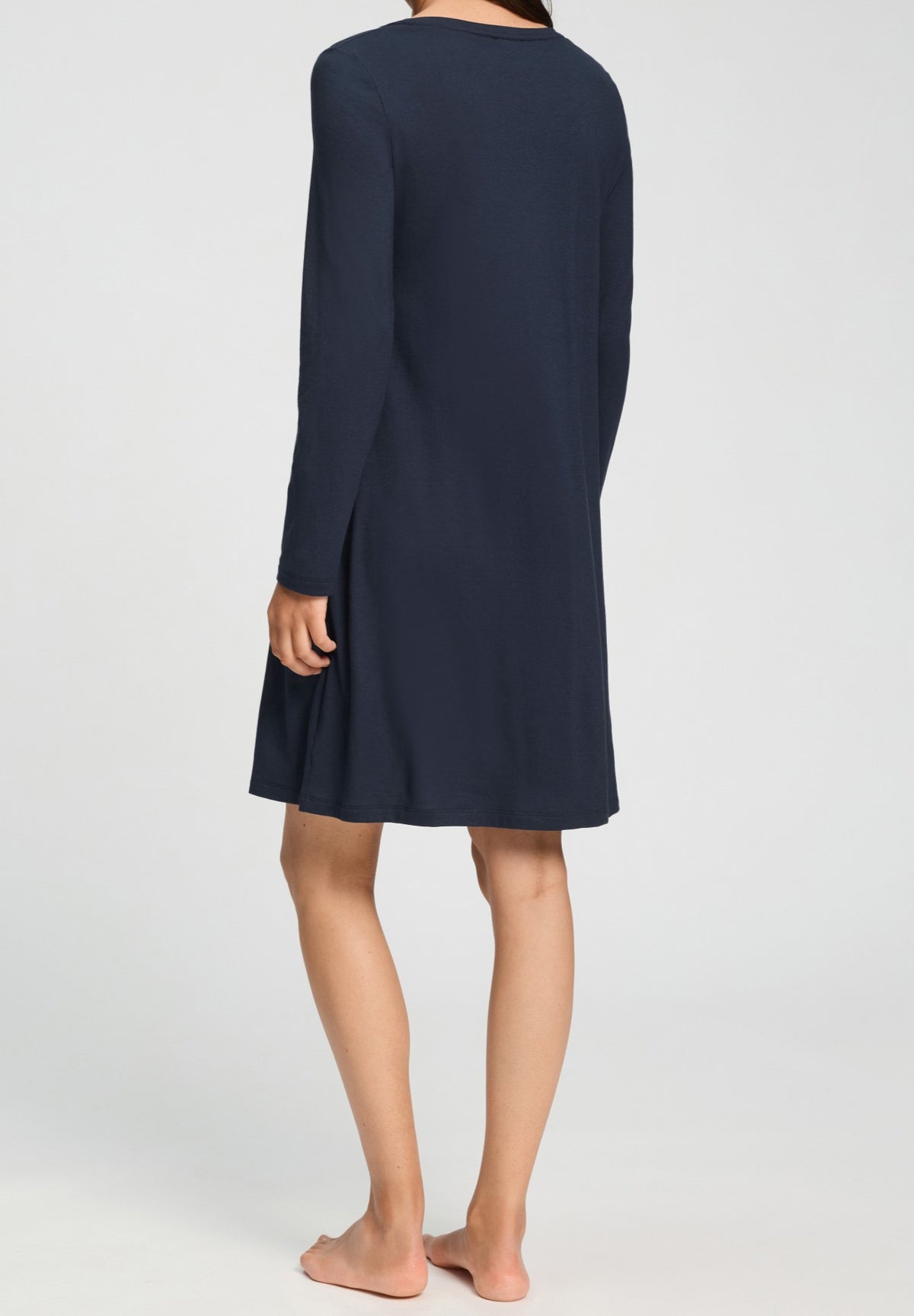 Sleep & Lounge TENCEL™ and Cotton Nightgown | Deep Navy 74847-1610