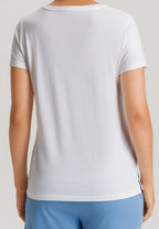 Sleep And Lounge Relaxed V-Neck T-Shirt | White 74842-101