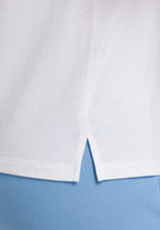 Sleep And Lounge Relaxed V-Neck T-Shirt | White 74842-101