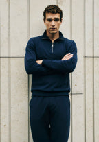Natural Living Organic Cotton French Terry Sweatshirt | Deep Navy 75775-1610