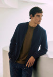 Natural Living Organic Cotton Zip-Up Jacket | Deep Navy 75774-1610