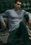 Woolen Comfort Tencel™ And Cashmere Pants | Earthy Ink 75874-2147