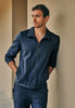 Smartwear Cotton Zip-Up Jacket | Vintage Indigo 75938-2617