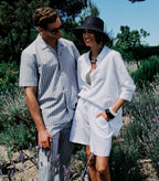 Night And Day Cotton Woven Pajama Pants | Denim Stripe 75114-3108