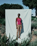 Sleep And Lounge Ribbed Cotton Tank Top | Light Sangria 74841-2465