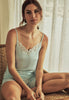 Natural Elegance Spaghetti Camisole Short Pajama Set | Vapor Melange 74962-3011
